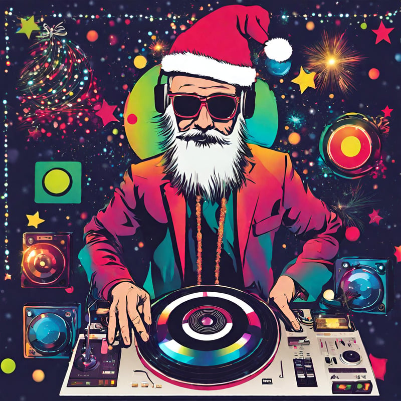 AI generated Funky Soulful Christmas Music image